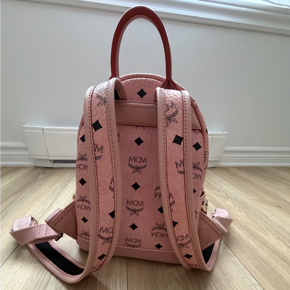 MCM mini Pink Backpack - Picture 2 of 8